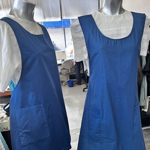 写真：エプロン作成例